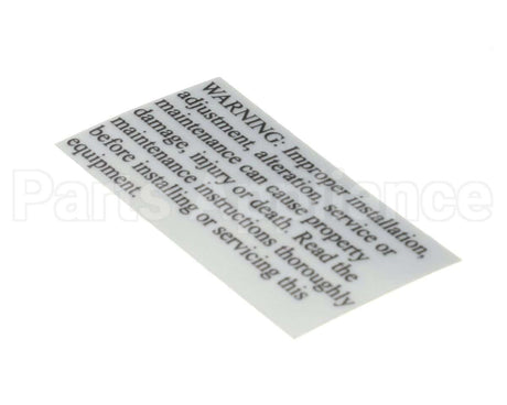 2M-Z1280 Star Label-Warning
