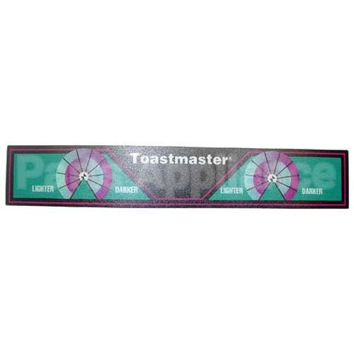2M-Z13086 Compatible Toastmaster - Middleby Marshall Nameplate