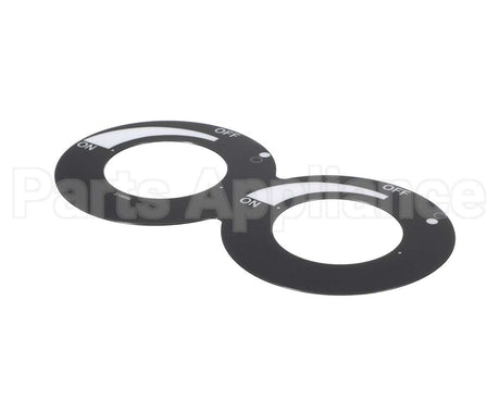 2M-Z15956 Star Label, Dial Dual Hotplate
