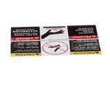 2M-Z2620 Star Label Caution,Bi-Lingual
