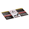 2MZ2620 Compatible Star Label Cautionbi-Lingual