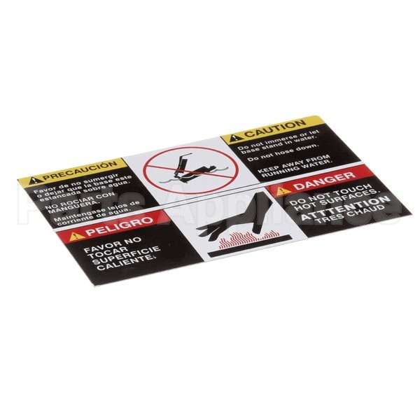 2MZ2620 Compatible Star Label Cautionbi-Lingual