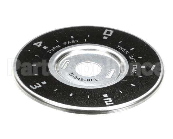 2R-70702-37 Lang Dial Plate, 5 Hour Timer