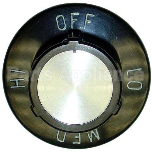 2R9305 Compatible Star Knob 2-1/2 D, Off-Lo-Med-Hi