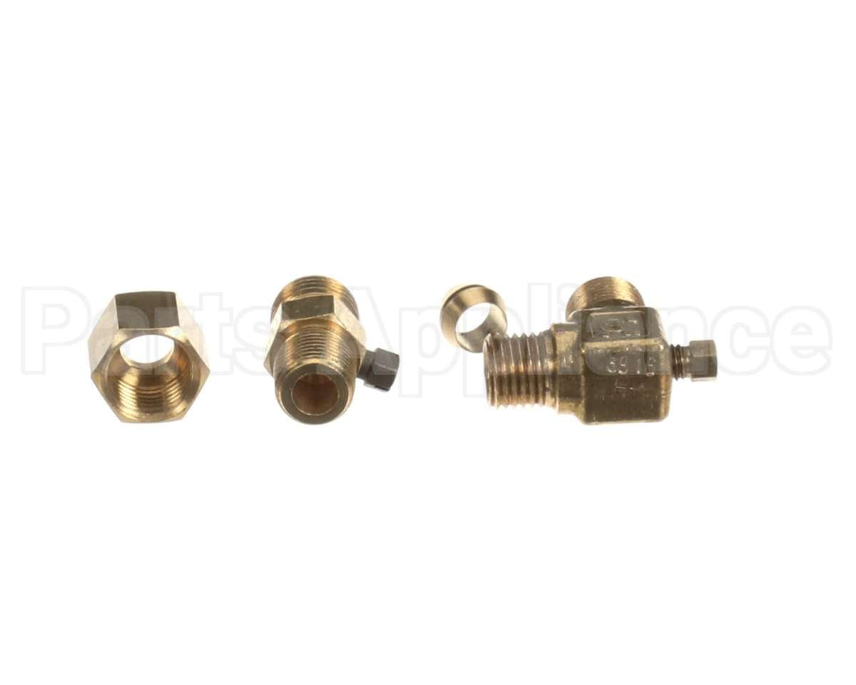 2V-P8901-78 Magikitchn Vlv,Plt Brs .25 Tu X 1/8 Npt
