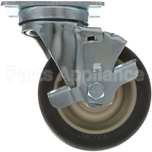 30-0034 Compatible Electrolux Dito Dean Plate Mnt Castr W/Brk 4 W 2-3/8 X 3-5/8