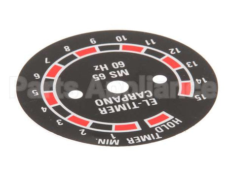 30-190 Varimixer 15 Minute Timer (Metal) Scale Carpano.