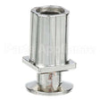 3011800000 Compatible Jade Foot, Flanged F/1"Od Sq/Rd, Cp