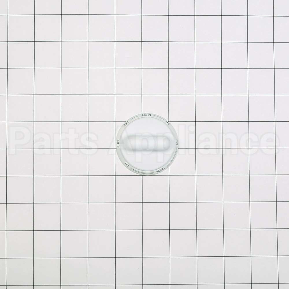 307621W Whirlpool Knob Dual Element (Wht)
