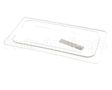 30CWC-135 Cambro Lid, Flat 1/3 Food Pan, Clear