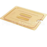 30HPCHN(150) Compatible Cambro Lid Hot 1/3 Notched-150 Amber