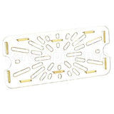 30HPD-150 Compatible Cambro 1/3 Size Drain Shelf 150 High Heat Amber