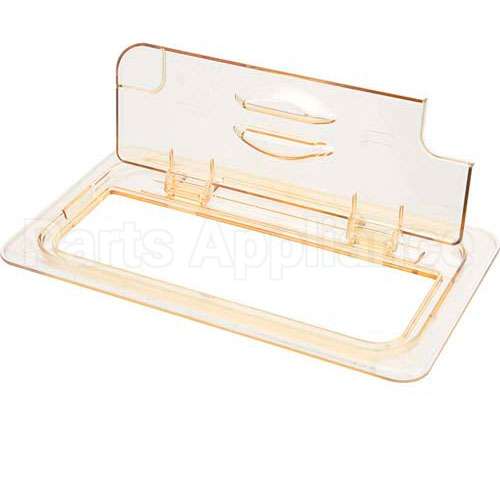 30HPLN-150 Compatible Cambro Lid, H-Pan, 1/3 Sz, Fliplid, Notch