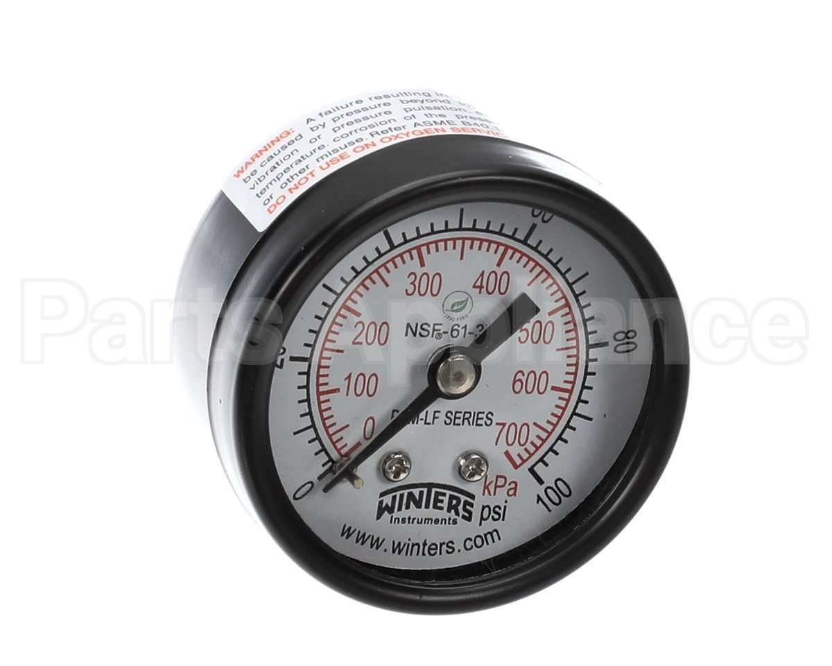 310-00038 Grindmaster Cecilware Pressure Gauge 60 Psi