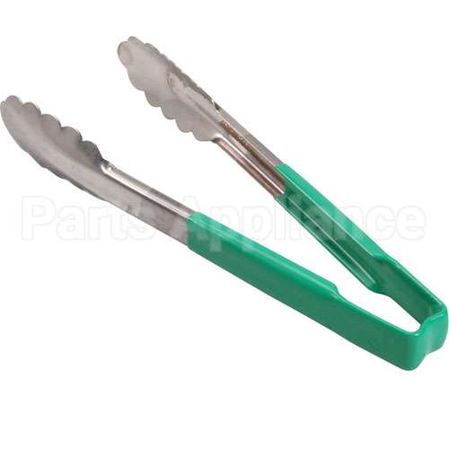 31013 Compatible Edlund Tong Green/Ss 9.5 In Scallop Grip