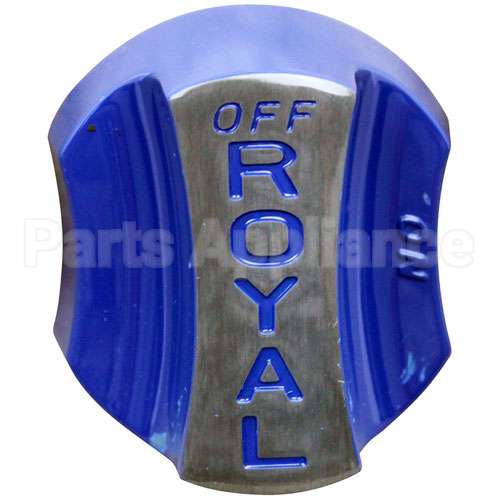 3102 Compatible Royal Range Knob, Nickel Plated