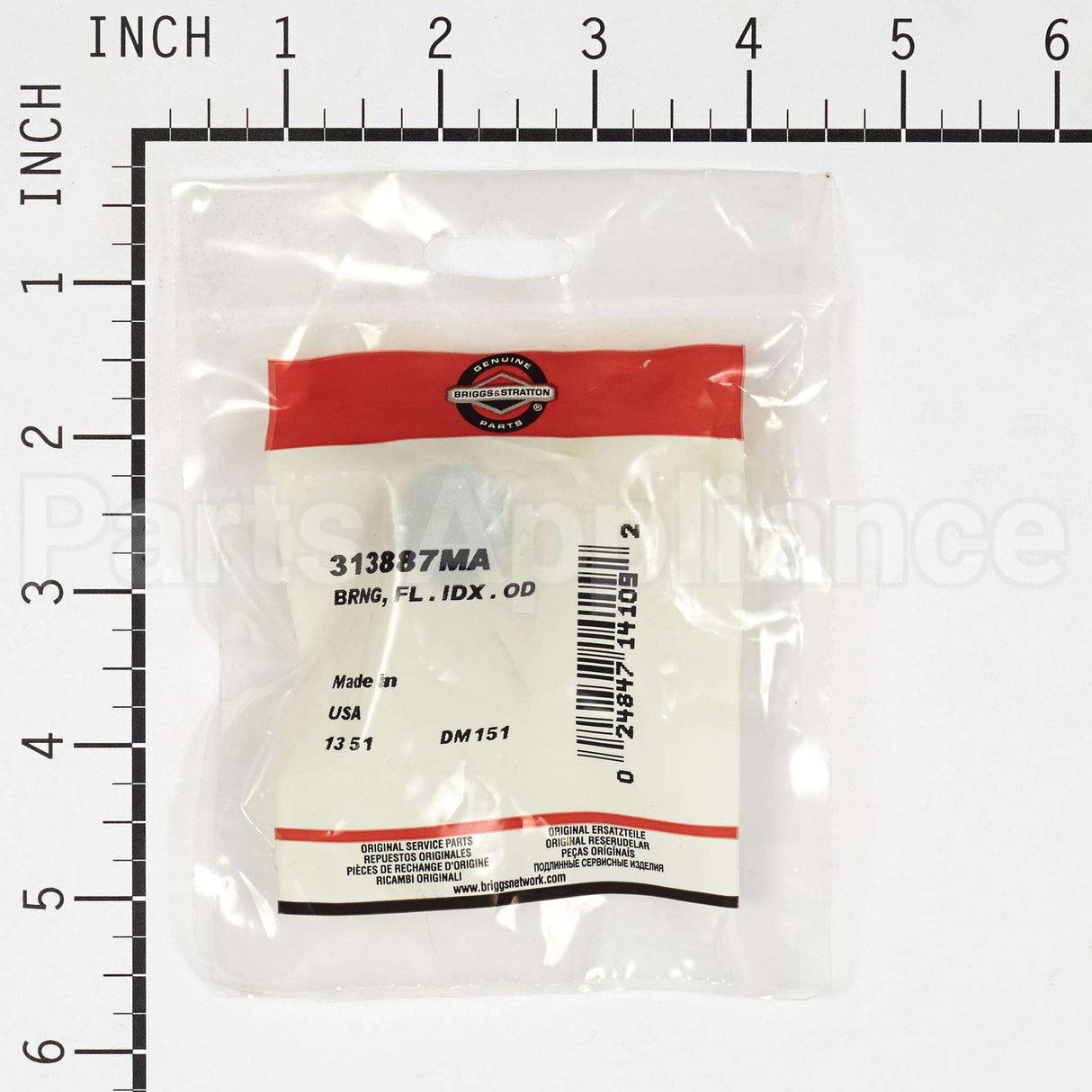 313887MA Briggs & Stratton Brng Fl . Idx . Od