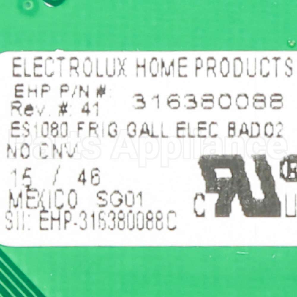 316380088 Frigidaire Control-Electrical