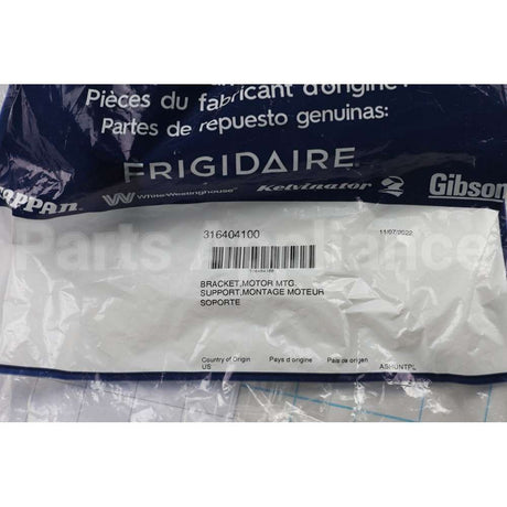 316404100 Frigidaire Bracket