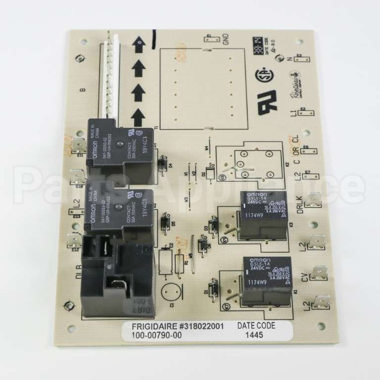 318022001 Frigidaire Relay Board