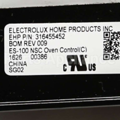 318185330 Frigidaire Control-Electrical