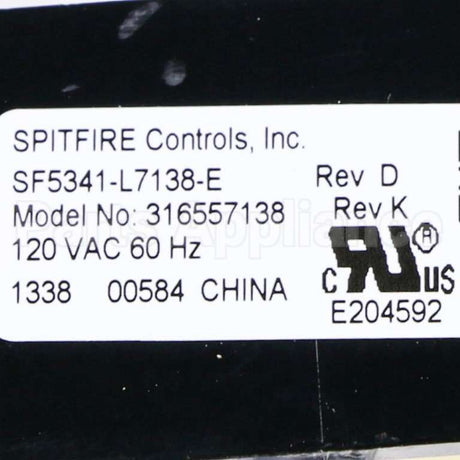 318185731 Frigidaire Clock/Timer