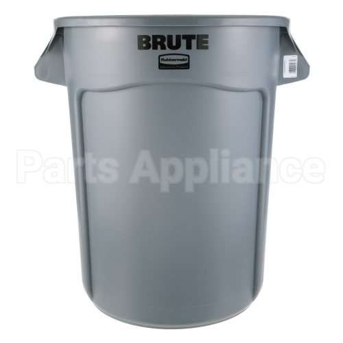 3200GY Compatible Rubbermaid Trash Can-32Gal Rnd Gray