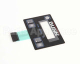 32126.1004 Bunn Kit, Membrane Switch Ultra-2 Black