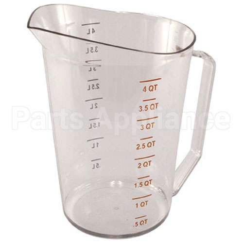 3218 Compatible Rubbermaid 4 Qt Measuring Cup-135 Clear