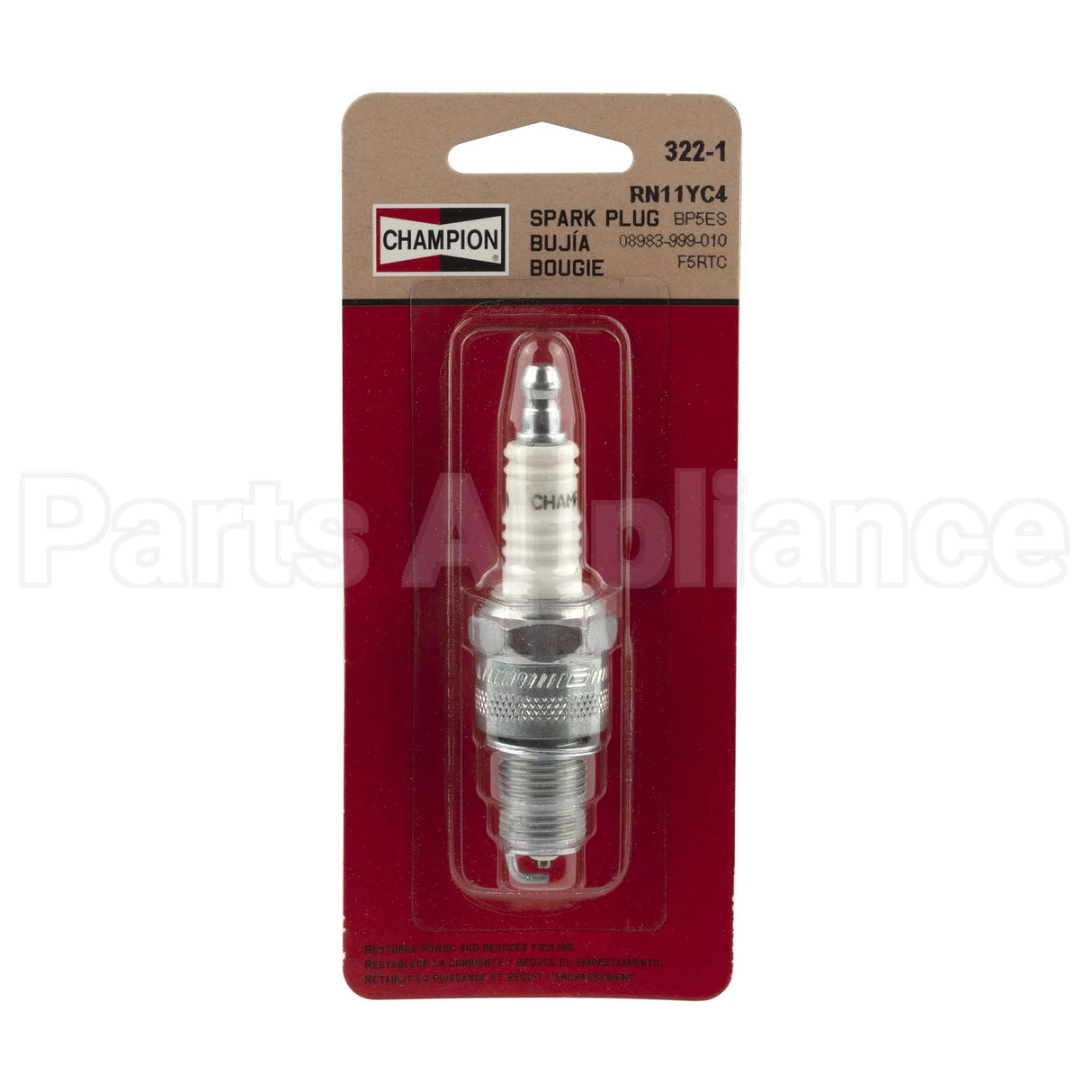 322-1 Champion Rn11Yc4 Sm Eng Plug Carded
