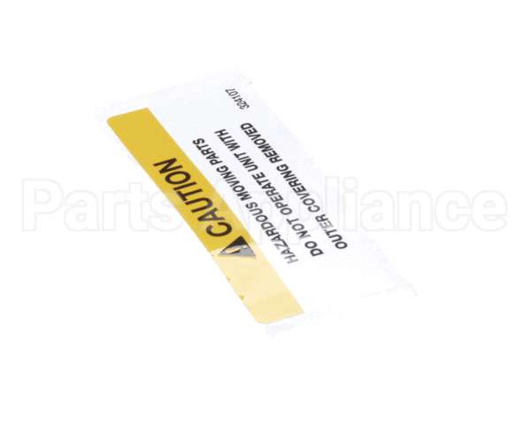 324107 Stoelting Decal Caution Moving Parts