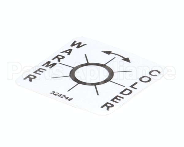 324242 Stoelting Decal Temp Adjustment