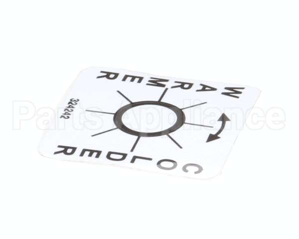 324242 Stoelting Decal Temp Adjustment