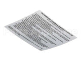 324509 Stoelting Decal Cleaning (Ss Shake)