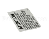 324594 Stoelting Decal Attention Heat Sensitive