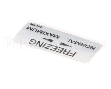 324796 Stoelting Decal; Freezing