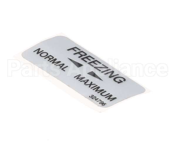 324796 Stoelting Decal; Freezing