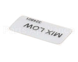 324801 Stoelting Decal; Mix Low