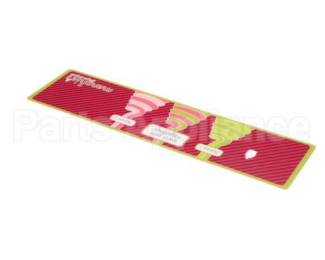 324920 Stoelting Decal; Display Cover Menchies