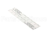 32634 Henny Penny Menu Card-C8000 Blank