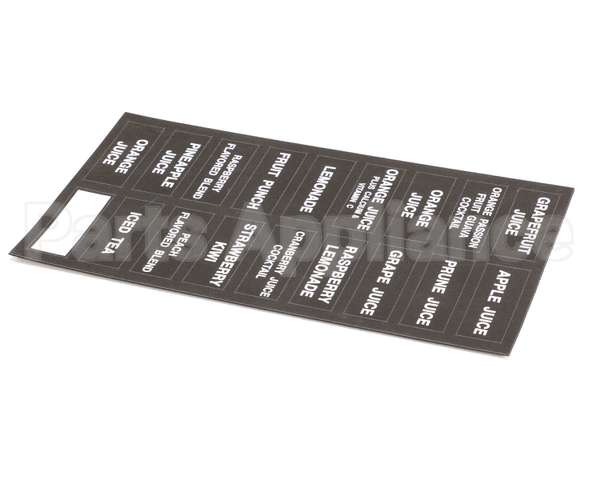 32861.0000 Bunn Decal, Flavors-Juice Dispenser