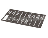 32861.0000 Bunn Decal, Flavors-Juice Dispenser