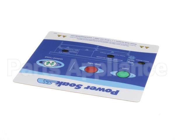 33507 Power Soak Systems Overlay - Control Panel Ps-225