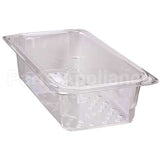 33CLRCW(135) Compatible Cambro Colander Food Pan 1/3X3 Clear