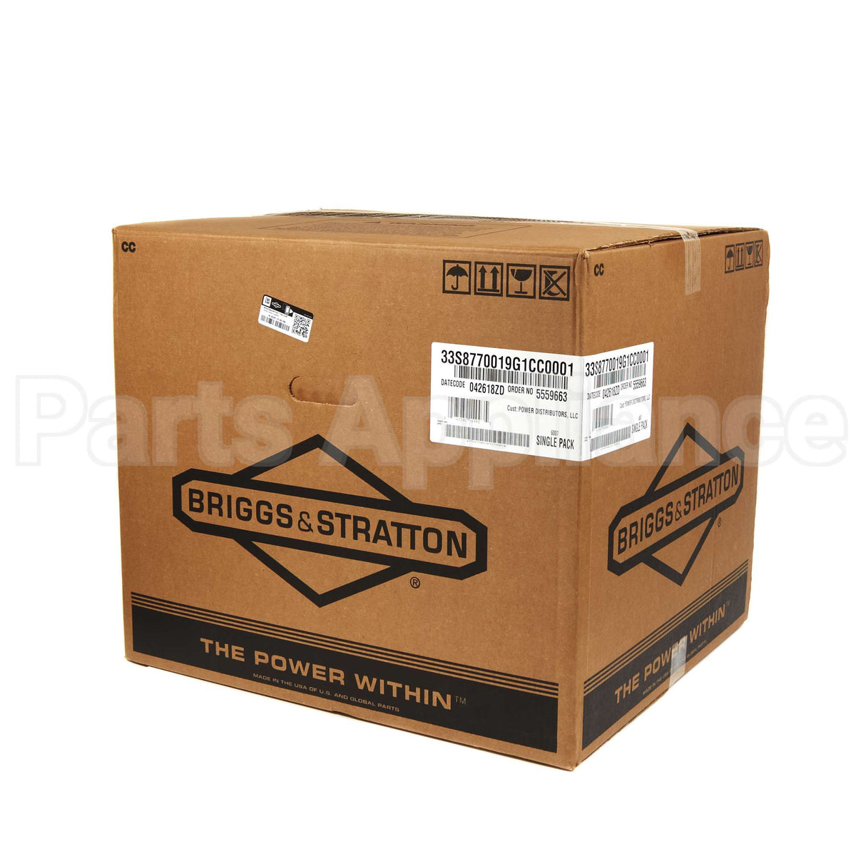 33S877-0019-G1 Briggs & Stratton Engine Packed Single Carton