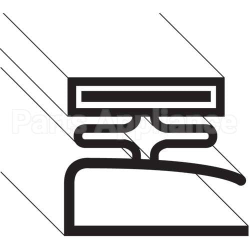 341-04507-03 Compatible Kairak Door Gasket 21 1/2" X 29 1/2"
