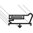 341-60099-02 Compatible Traulsen Gasket, Drawer, Top, Compact
