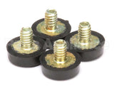 35712.0000 Bunn Kit,Foot 4Pk .75Odx.25Ht.25Thd