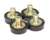 35712.0000 Bunn Kit,Foot 4Pk .75Odx.25Ht.25Thd