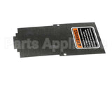 35843.1000 Bunn Panel W/Decals Sst (Mhg)